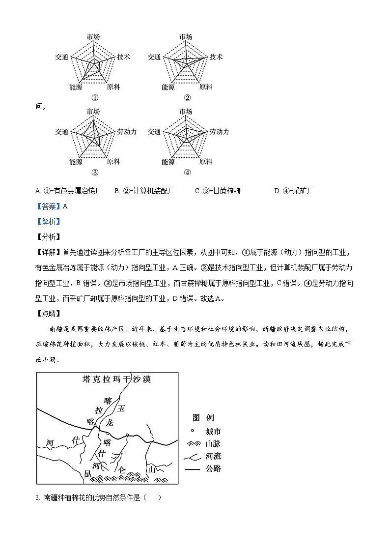 江西省宜春市丰城市丰城市东煌学校2023-2024学年高一下学期6月月考地理试题第2页
