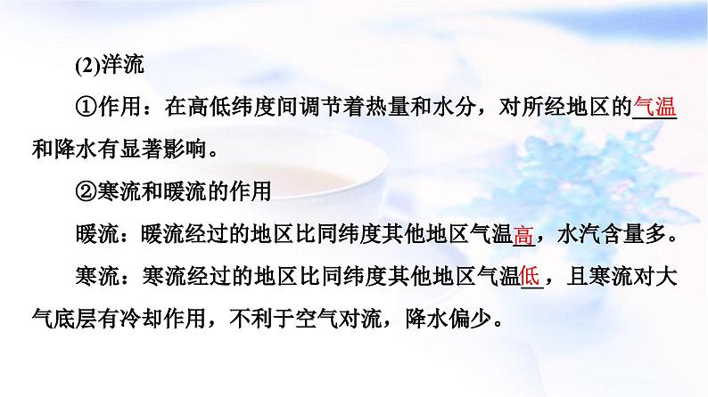 中图版高中地理选择性必修1第3章第3节气候的形成及其对自然地理景观的影响课件06