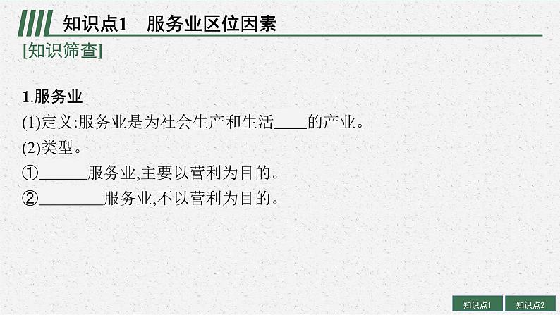 2025届人教新高考高三地理一轮复习课件第3讲服务业区位因素及其变化第5页