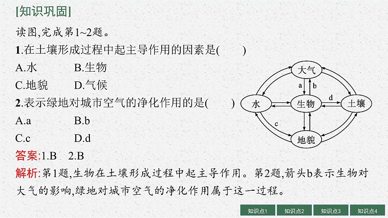 2025届人教新高考高三地理一轮复习课件第2讲自然环境的整体性06