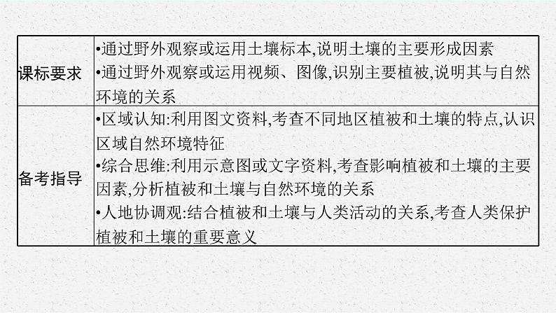 2025届人教新高考高三地理一轮复习课件第1讲植被与土壤第3页
