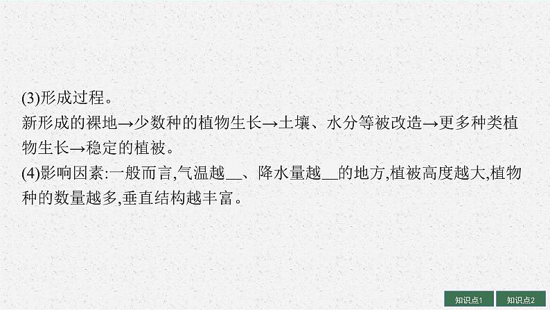 2025届人教新高考高三地理一轮复习课件第1讲植被与土壤第6页