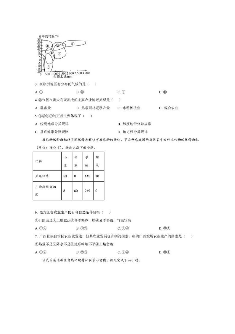 [地理]河北省承德市2023～2024学年高二下学期5月联考试题地理（有答案）02