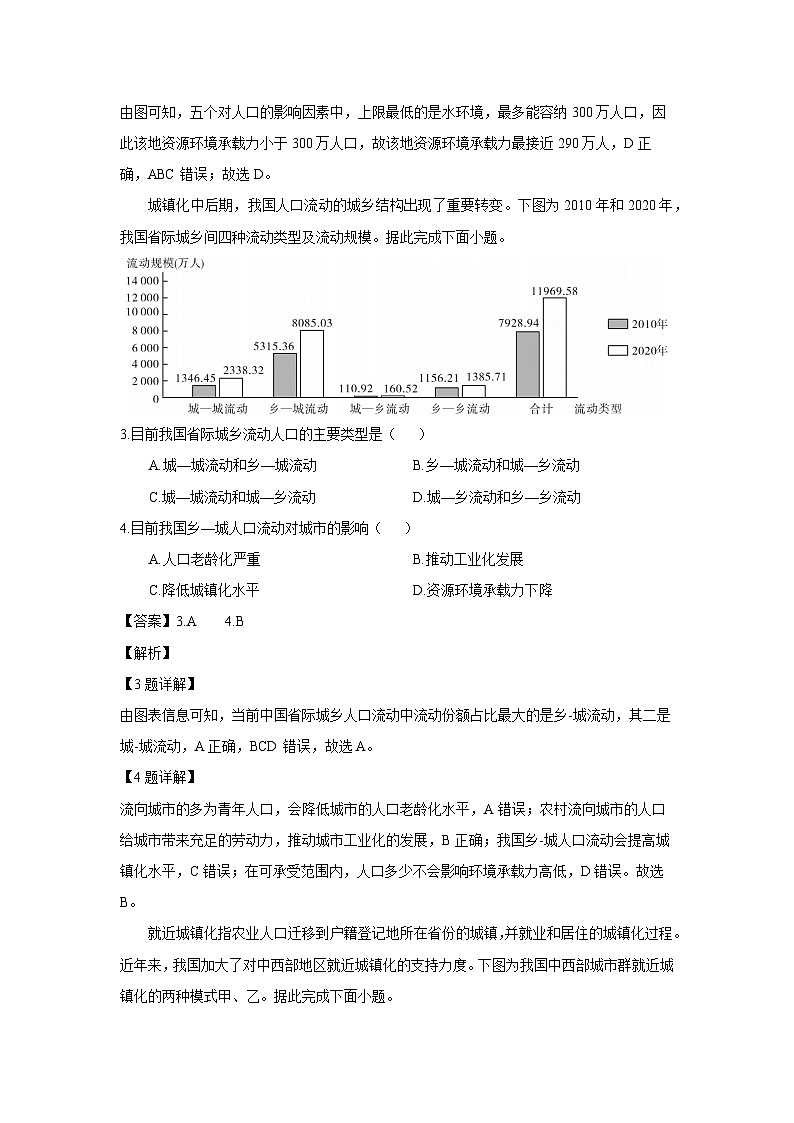 [地理]江苏省盐城市五校联考2023-2024学年高一下学期4月期中试题（解析版）第2页