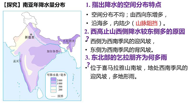 2025届高考地理一轮复习区域地理复习南亚和印度课件08