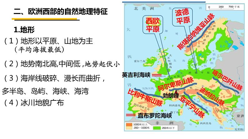 2025届高考地理一轮复习区域地理复习欧洲西部课件07