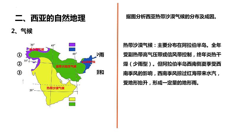 2025年高三地理一轮复习课件第六节西亚第一课时第7页