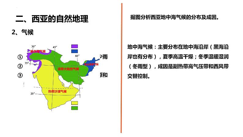 2025年高三地理一轮复习课件第六节西亚第一课时第8页