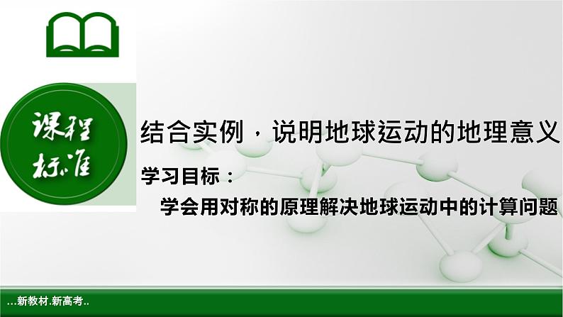 2024届高考地理二轮复习课件 地球运动对称美第5页