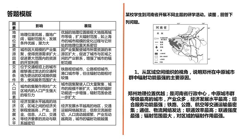 2025年高三地理一轮复习课件专题城市的辐射功能第3页