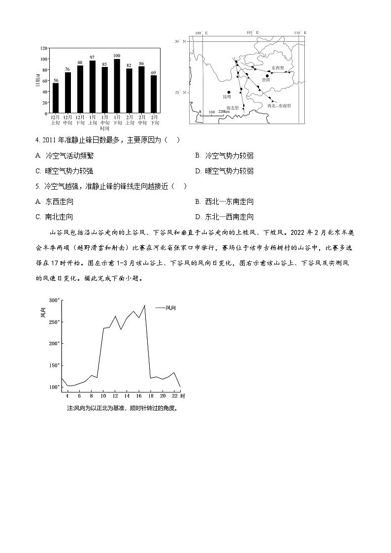 2024泰安二中高二下学期6月月考试题地理含解析02
