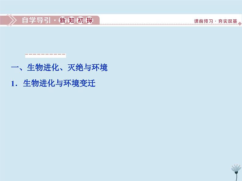 高中地理第三章自然地理环境的整体性与差异性1第一节自然地理要素变化与环境变迁课件湘教版必修104