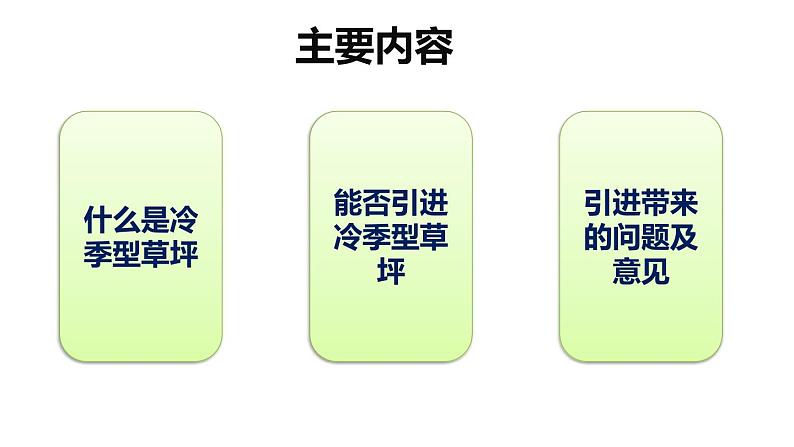 问题研究 如何看待我国西北地区城市引进欧洲冷季型草坪课件4第4页