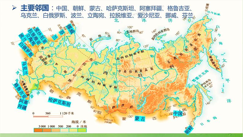 2024届湘教版新教材高考地理一轮复习第五部分区域地理第一章世界地理第2讲课时84俄罗斯澳大利亚课件第6页