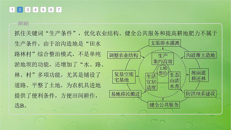 2024届湘教版新教材高考地理一轮复习第四部分资源环境与国家安全第三章生态环境保护与国家安全真题专练课件第5页