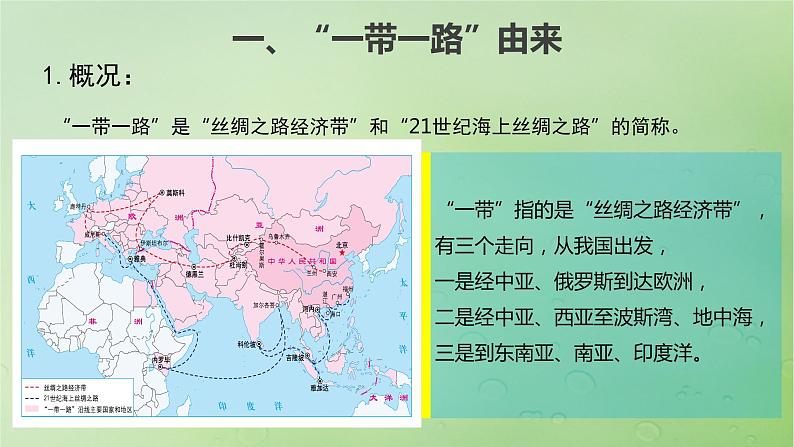 2024届湘教版新教材高考地理一轮复习第三部分区域发展第三章区域合作课时68“一带一路”倡议与国际合作课件03