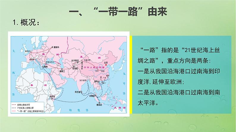 2024届湘教版新教材高考地理一轮复习第三部分区域发展第三章区域合作课时68“一带一路”倡议与国际合作课件04