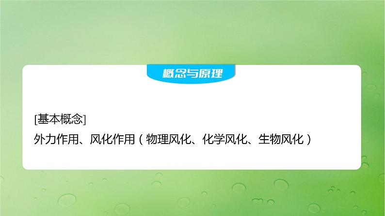 2024届湘教版新教材高考地理一轮复习第一部分自然地理第五章岩石圈与地表形态第2讲课时28风化作用与地表形态课件第2页