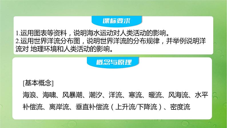 2024届湘教版新教材高考地理一轮复习第一部分自然地理第四章水的运动课时21海水的运动课件第2页