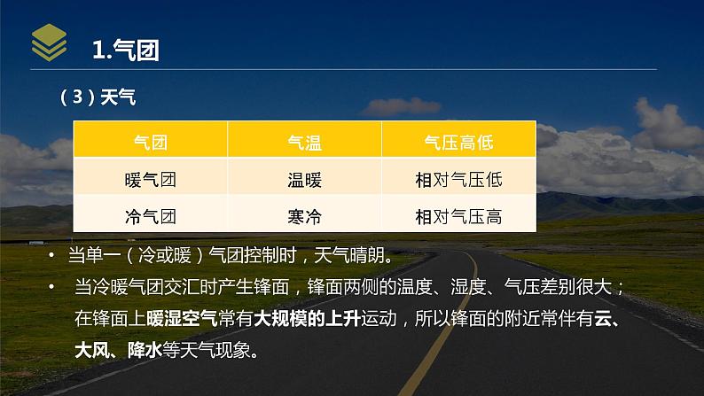 2024届湘教版新教材高考地理一轮复习第一部分自然地理第三章大气的运动第2讲课时14锋与天气课件第5页