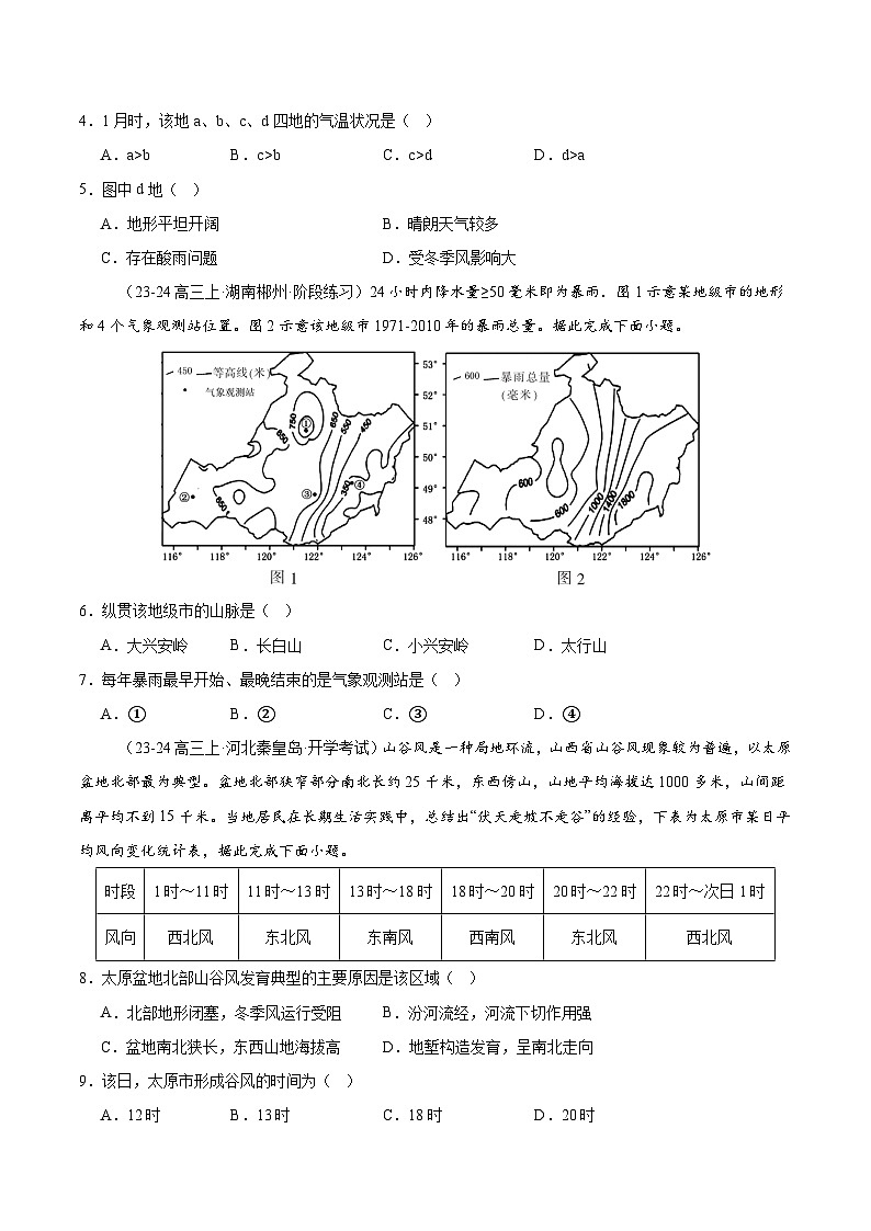 专题20 中国的地形与地势（专项训练）-【必刷题】2025年高考地理一轮复习区域地理专项训练（原卷版）第2页