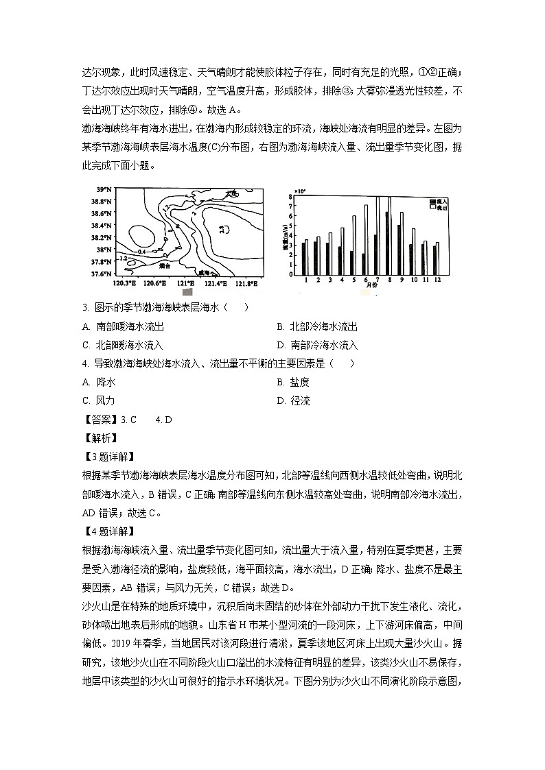 [地理][二模]2023届山东省滨州市高考二模试题(解析版)02