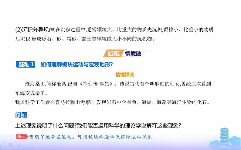 鲁教版高中地理选择性必修1第二单元地形变化的原因第二节地形变化的动力教学课件07