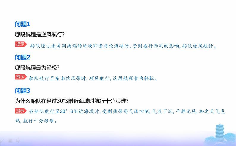 鲁教版高中地理选择性必修1第三单元大气变化的效应第二节气压带、风带与气候教学课件07