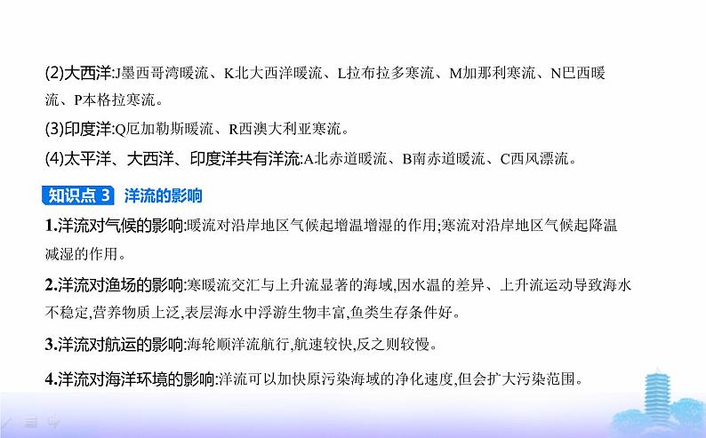 鲁教版高中地理选择性必修1第四单元水体运动的影响第二节洋流及其影响教学课件04