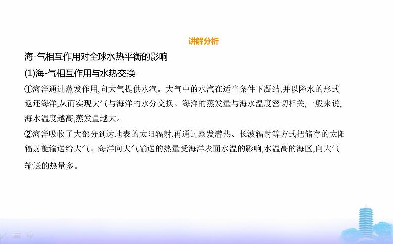 鲁教版高中地理选择性必修1第四单元水体运动的影响第三节海-气相互作用及其影响教学课件05