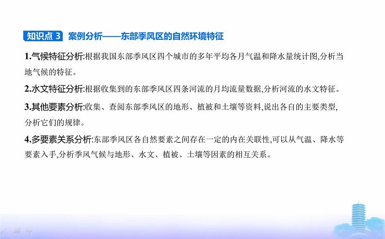 鲁教版高中地理选择性必修1第五单元自然环境的特征单元活动学会分析区域自然环境教学课件04