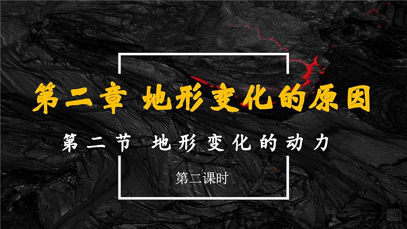 2.2.2 地形变化的动力（教学课件）——高中地理鲁教版（2019）选择性必修一第1页
