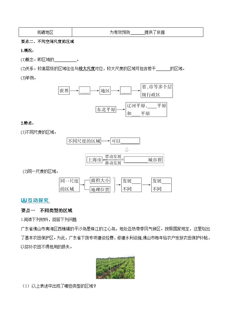 【新课标】1.1《多种多样的区域》课件+教案+分层练习+学案-人教版地理选择性必修202