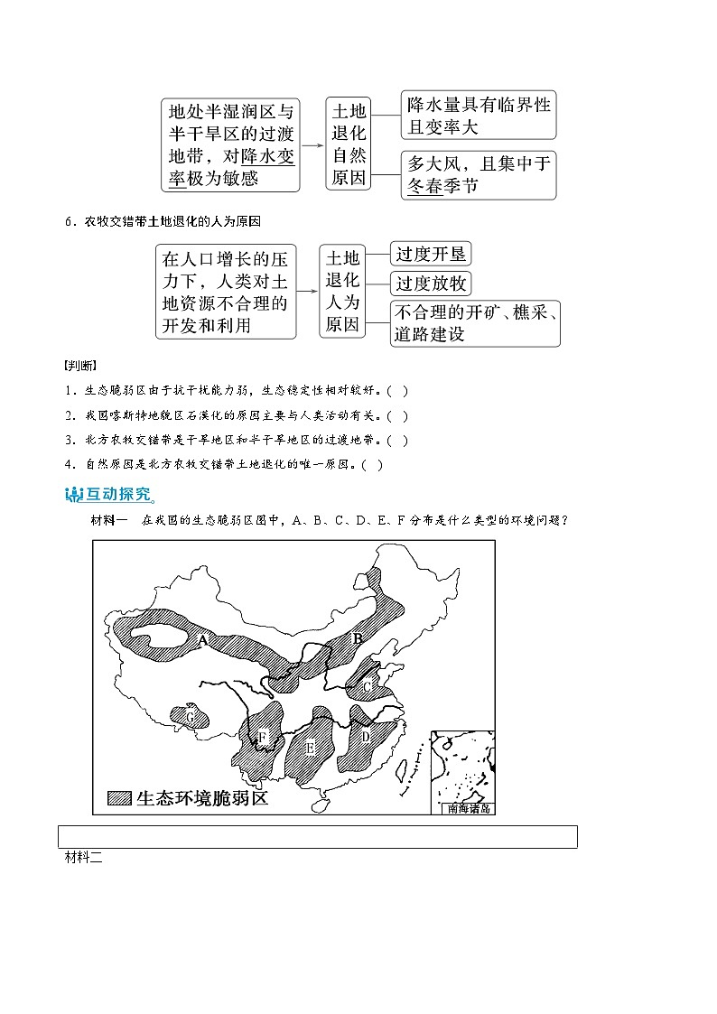 【新课标】2.2 《生态脆弱区的综合治理》课件+教案+分层练习+学案-人教版地理选择性必修202