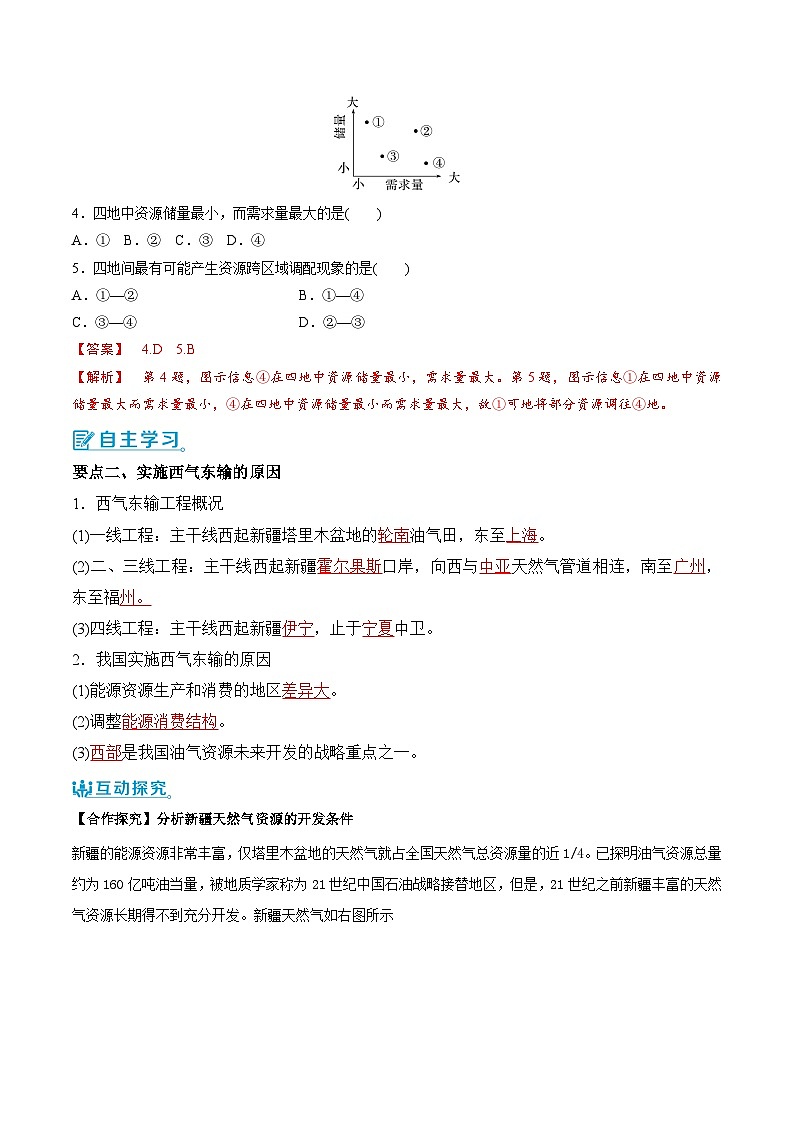 【新课标】4.2《资源跨区域调配》课件+教案+分层练习+学案-人教版地理选择性必修202
