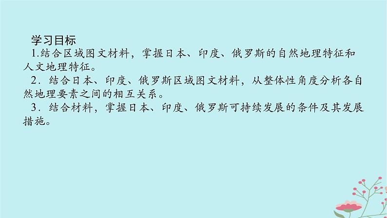 2025版高考地理全程一轮复习第二十二章世界热点区域第83课时日本尤俄罗斯课件第2页