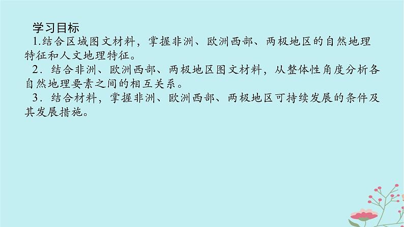 2025版高考地理全程一轮复习第二十二章世界热点区域第82课时非洲欧洲西部两极地区课件02