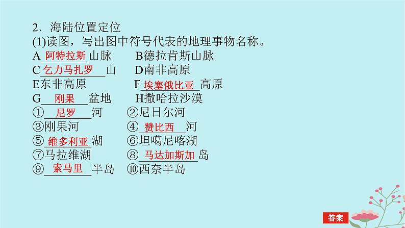 2025版高考地理全程一轮复习第二十二章世界热点区域第82课时非洲欧洲西部两极地区课件06