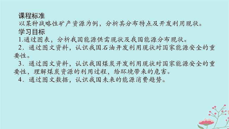 2025版高考地理全程一轮复习第二十章资源安全与国家安全第74课时中国的能源安全课件第2页