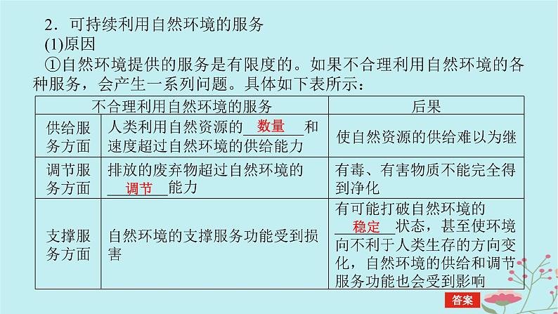 2025版高考地理全程一轮复习第十九章自然环境与人类社会第71课时自然环境的服务功能课件第7页