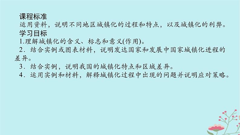 2025版高考地理全程一轮复习第十一章乡村和城镇第48课时城镇化课件02