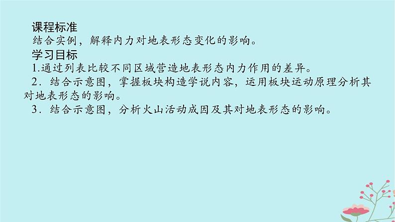 2025版高考地理全程一轮复习第七章地表形态的塑造第29课时内力作用与地表形态课件02