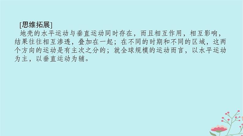 2025版高考地理全程一轮复习第七章地表形态的塑造第29课时内力作用与地表形态课件06