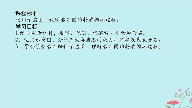 2025版高考地理全程一轮复习第七章地表形态的塑造第28课时岩石圈的物质循环课件02