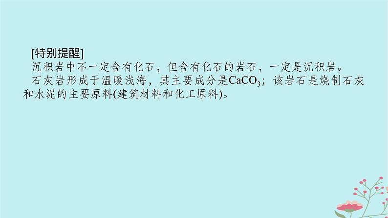 2025版高考地理全程一轮复习第七章地表形态的塑造第28课时岩石圈的物质循环课件08