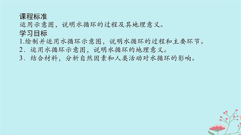 2025版高考地理全程一轮复习第六章地球上的水第22课时水循环课件第2页