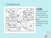 2025版高考地理全程一轮复习第一章地球与地图第3课时等高线地形图的应用课件
