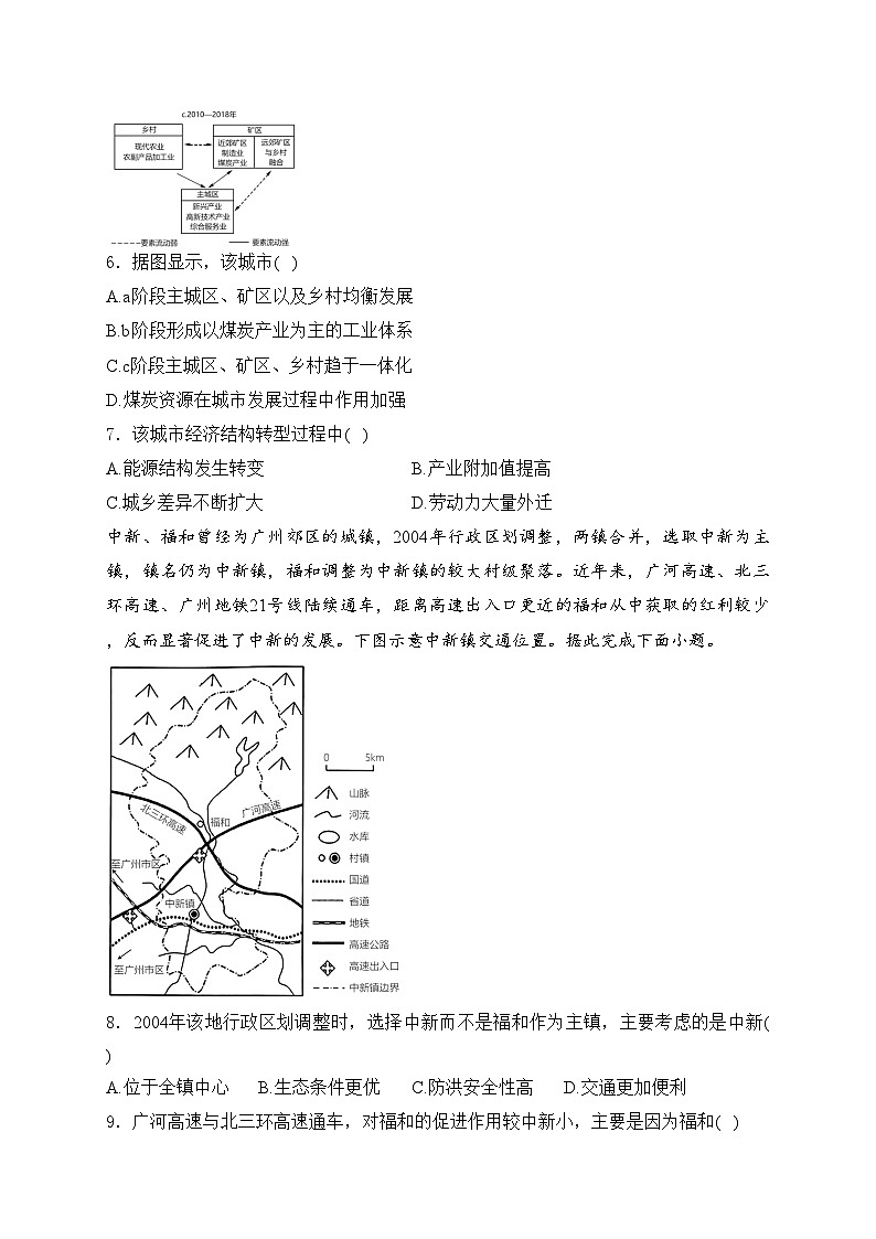 江苏省无锡市江阴市四校联考2023-2024学年高二下学期期中考试地理试卷(含答案)03
