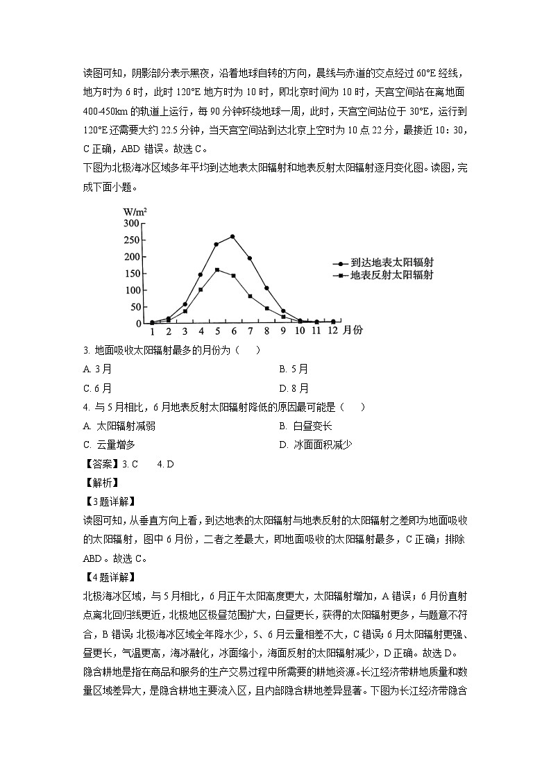 [地理]辽宁省部分学校2023-2024学年高二下学期6月份阶段考试卷(解析版)02