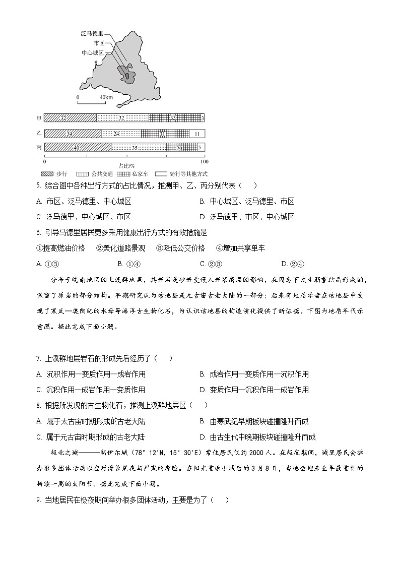 2024年新高考广西卷地理高考真题解析（原卷+解析）02